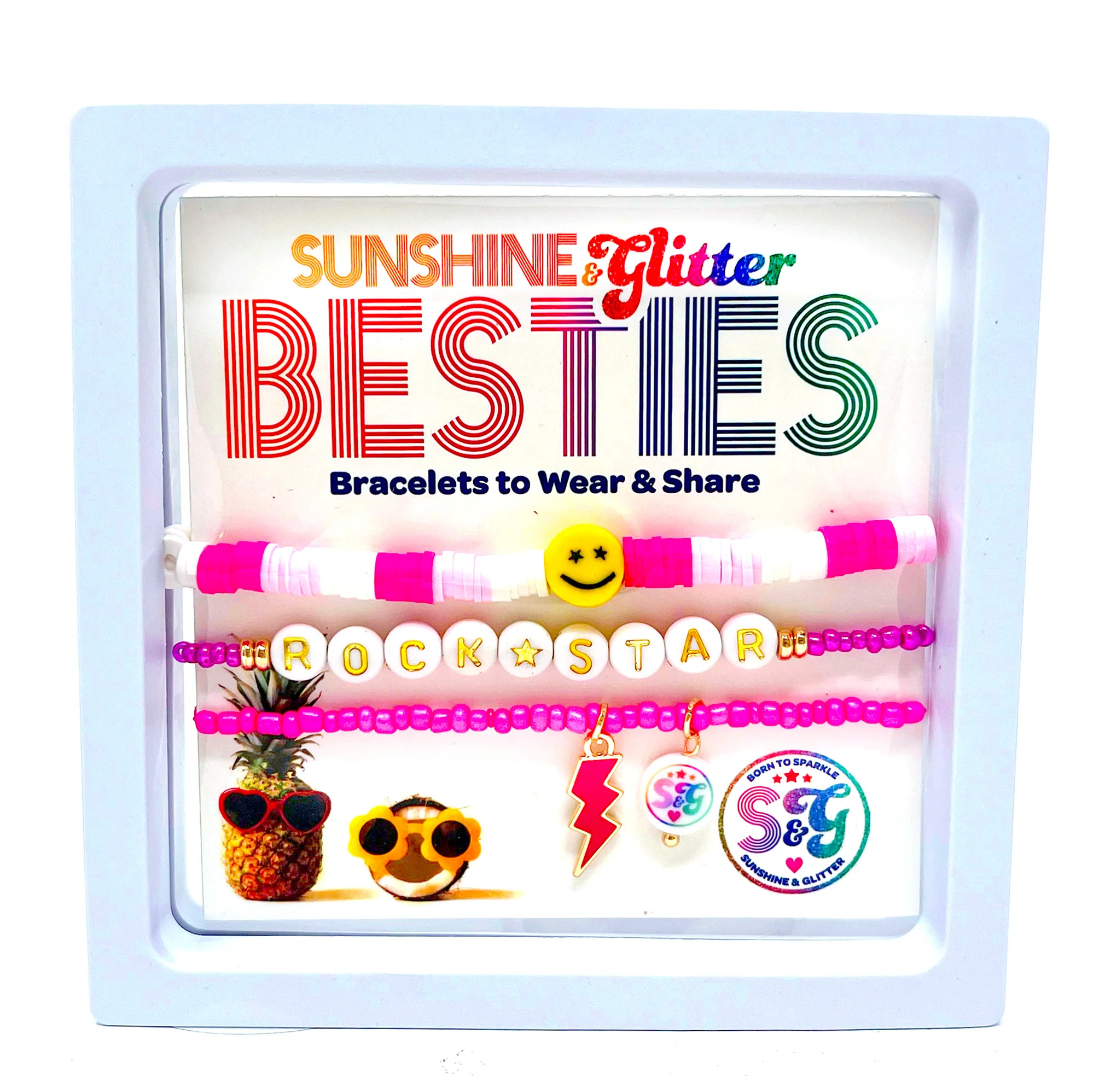 BESTIES Bracelet Set - Rockstar | Sunshine & Glitter