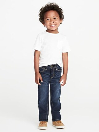 Unisex Built-In Flex Straight Jeans for Toddler | Old Navy (US)