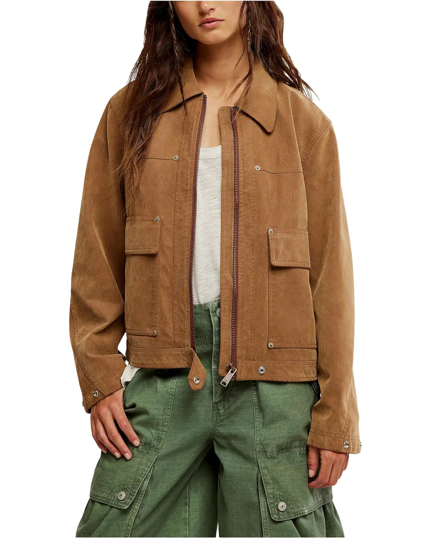 We The Free Blair Vegan Suede Jacket | Zappos