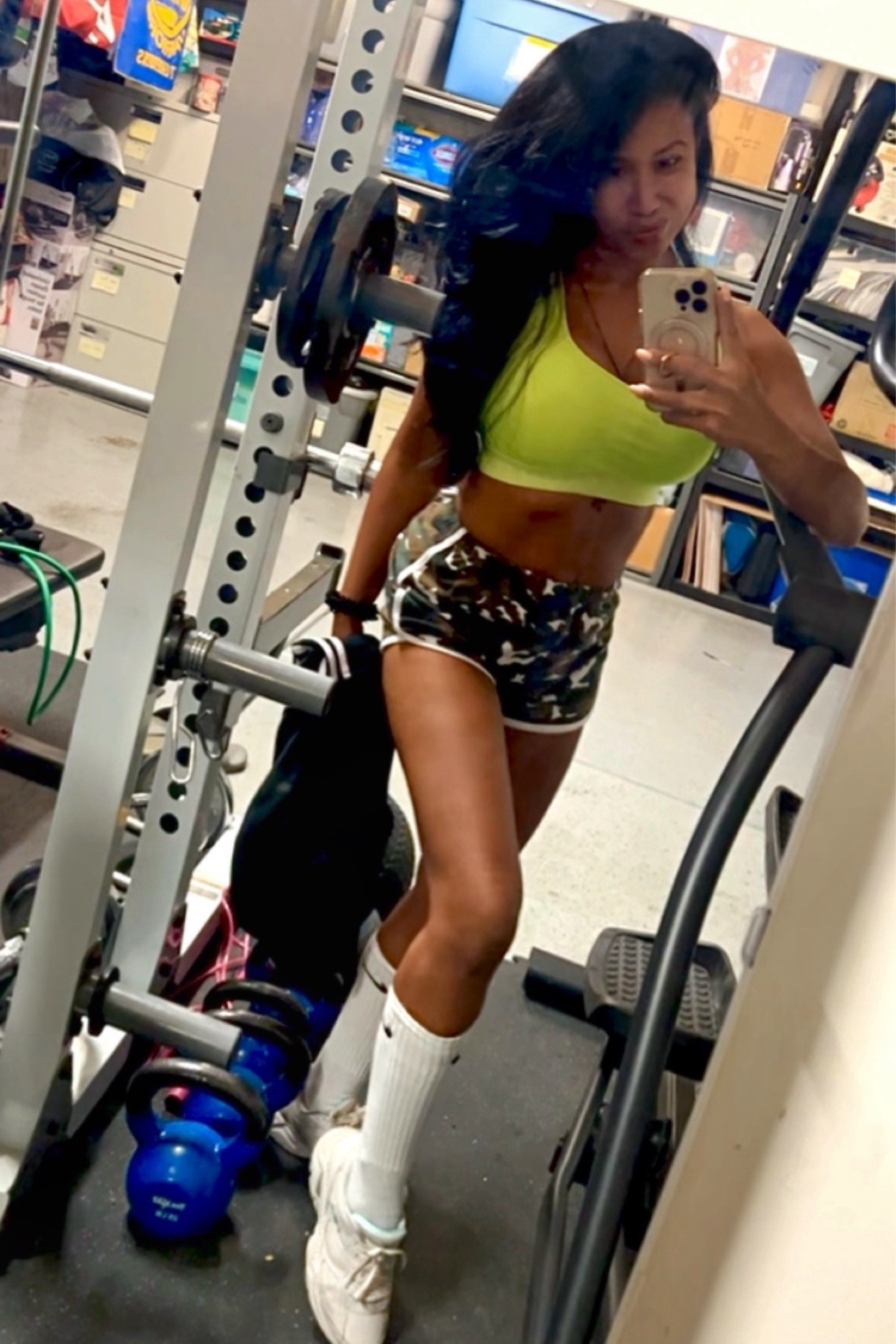 I’m 5’3/135#/32G and wearing the sports bra and shorts in Medium.

The exact sports bra and exact shorts are linked but unfortunately the exact colors you see in my post have sold out. There are other colors available  

#LTKFitness #LTKU #LTKActive