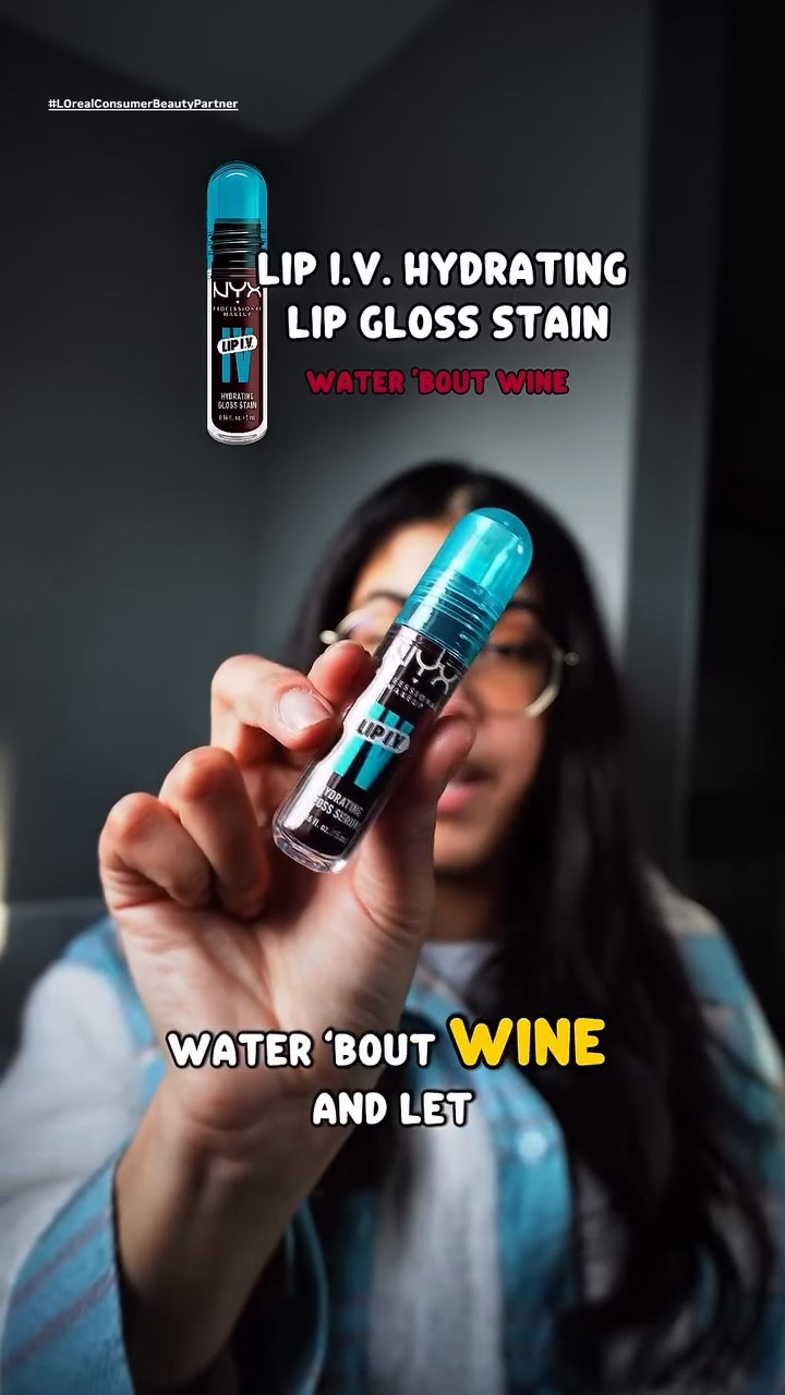 Lip stains 💋 > Lipsticks 💄

Tried the viral NYX Lip I.V. Hydrating Lip Gloss Stain in:
15 – WATER ’BOUT WINE  

• Smooth & Hydrating: One swatch goes a long way
• Vibrant Formula: I’m in love with this color!
• Quick Tip: Use sparingly—I’ve seen some transfer on my teeth

Available in 16 stunning shades


I received this product complimentary as part of the L’Oréal Consumer Beauty Collective #LOrealConsumerBeautyPartner


#LTKFindsUnder50 #LTKFindsUnder100