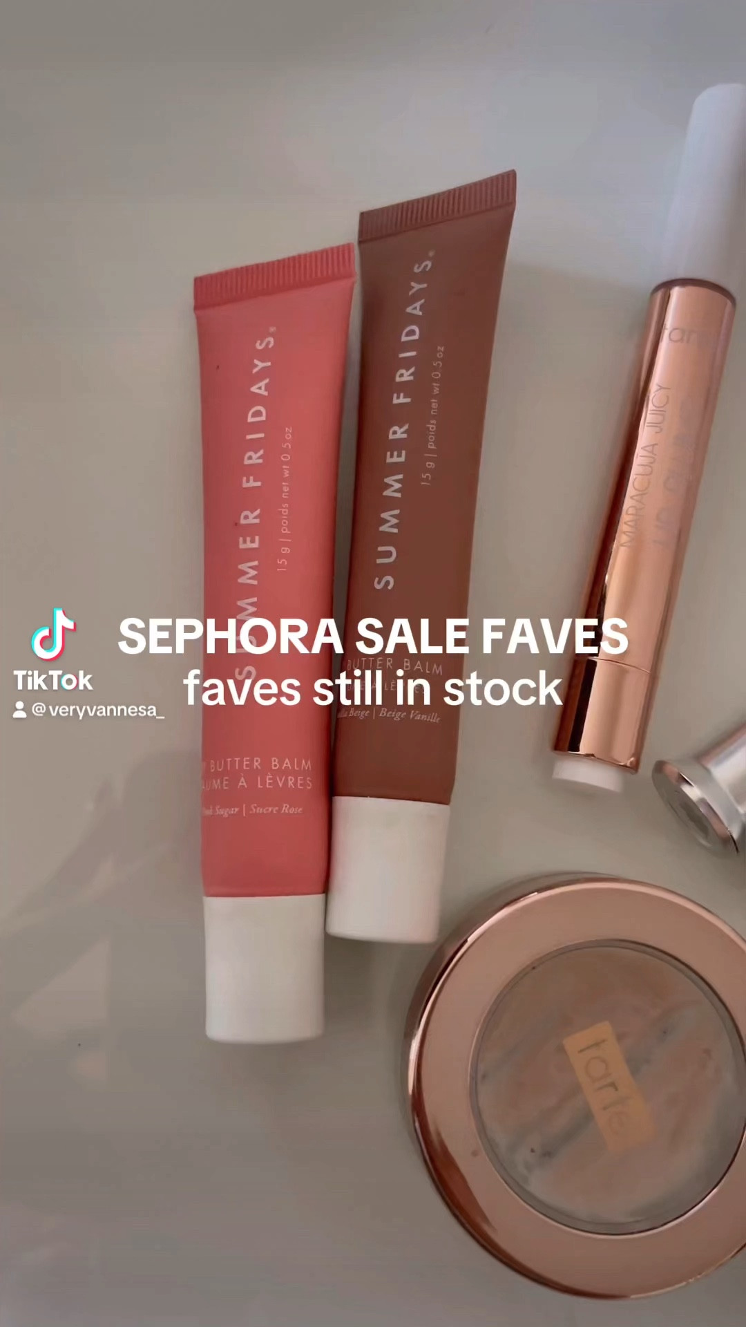 RUNNNN sephora sale ends in just a few hours! Grab some of my faves that are still in stock 🫶🏼 use code TIMETOSAVE for up to 20% off at checkout 

Summer Friday lip balm 
Tarte maracuja lip plump 
Tarte smoothing primer 
Benefit gimme brow 
Brow gel 
Fenty beauty contour stick 
Sephora collection setting spray 
Ysl mascara 

#LTKsalealert #LTKbeauty #LTKHoliday