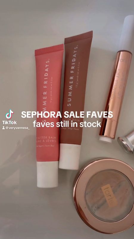 RUNNNN sephora sale ends in just a few hours! Grab some of my faves that are still in stock 🫶🏼 use code TIMETOSAVE for up to 20% off at checkout 

Summer Friday lip balm 
Tarte maracuja lip plump 
Tarte smoothing primer 
Benefit gimme brow 
Brow gel 
Fenty beauty contour stick 
Sephora collection setting spray 
Ysl mascara 

#LTKsalealert #LTKbeauty #LTKHoliday