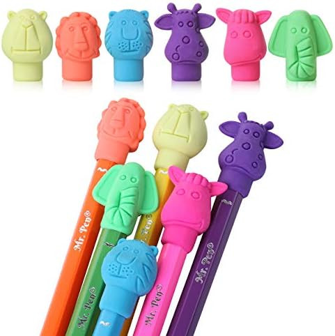 Mr. Pen- Erasers, Cap Erasers, 60 Pack, Animal Eraser Caps, Erasers for Kids, Pencil Eraser, Pencil  | Amazon (US)