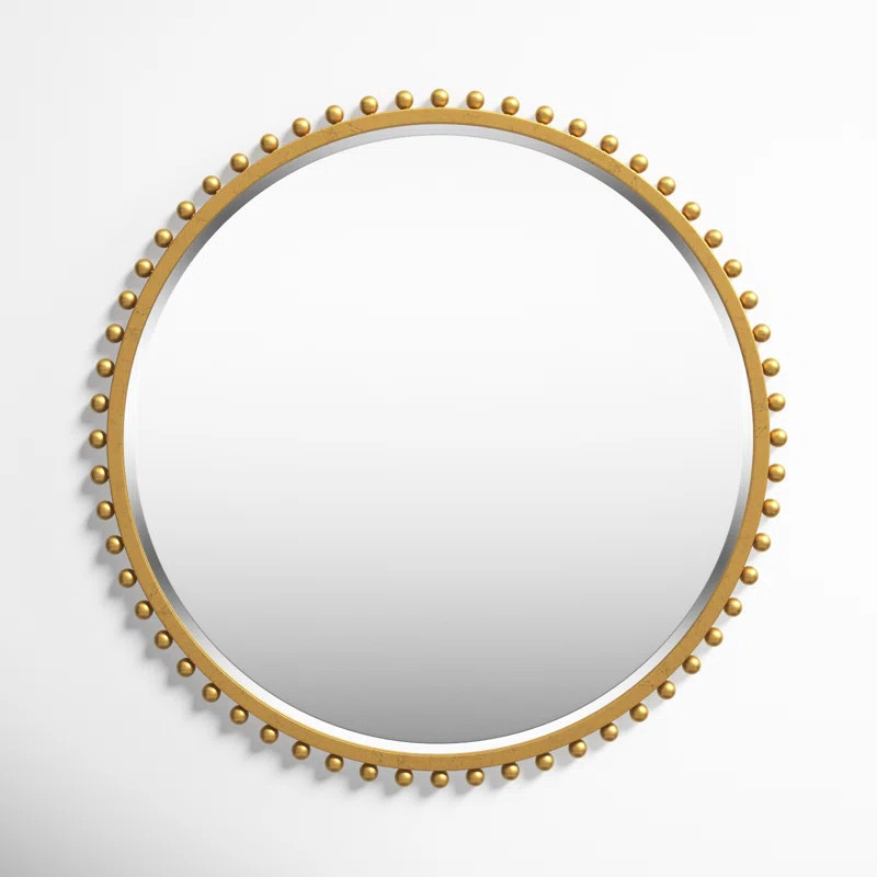 Bedonia 32" Round Metal Wall Mirror | Birch Lane