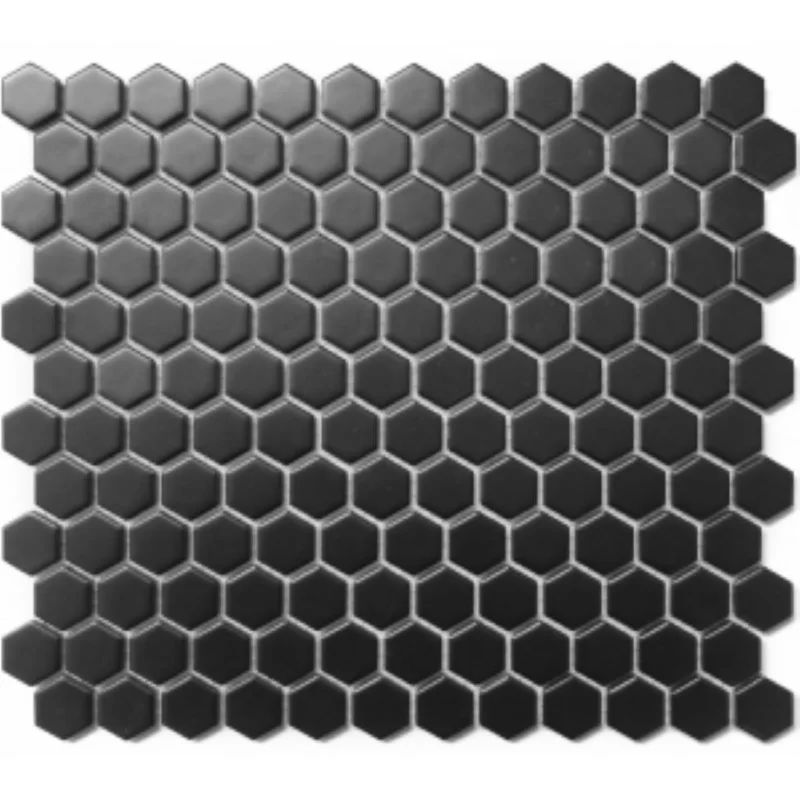 Cascade 1" x 1" Porcelain Honeycomb Mosaic Wall & Floor Tile | Wayfair North America