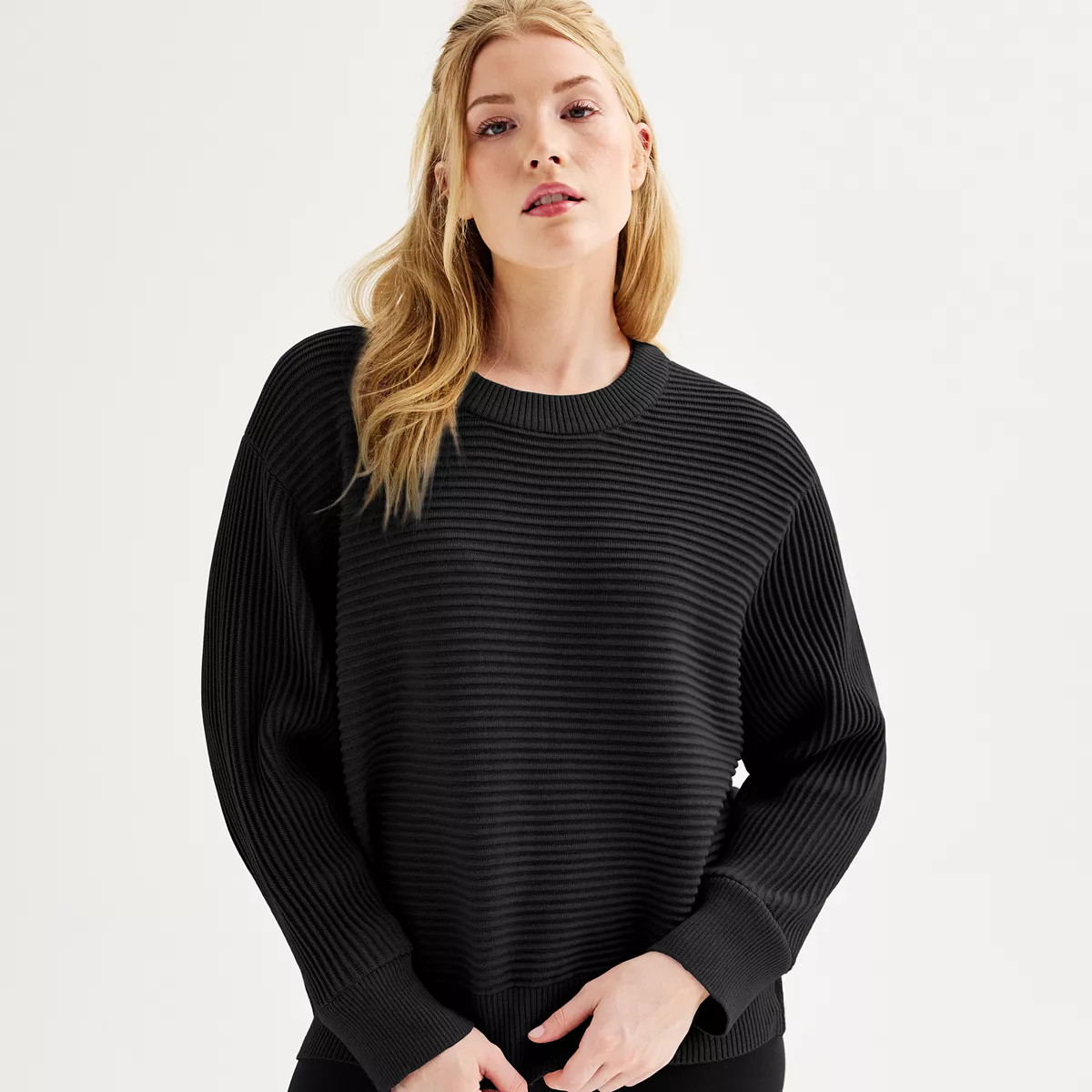Women's FLX Ottoman Stitch Pullover | Kohl's