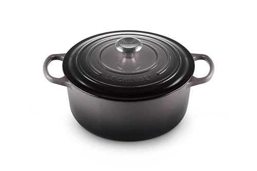 Le Creuset Enameled Cast Iron Signature Round Dutch Oven, 9 qt., Oyster | Amazon (US)