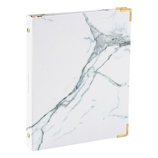 Marble Mini Three-Ring Binder | The Container Store