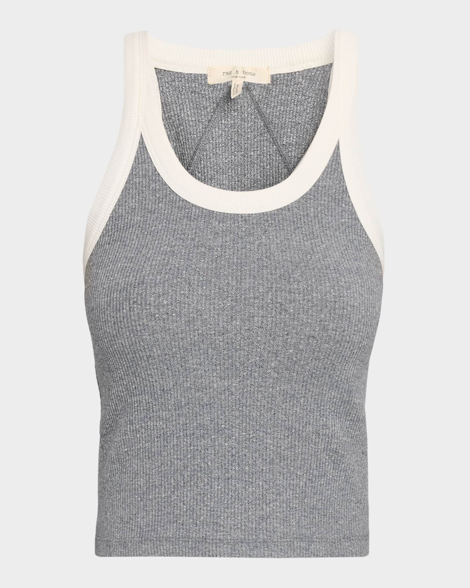The Essential Ribbed Tank Top | Neiman Marcus