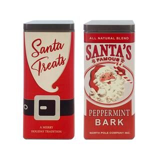Assorted 8" Santa Tin Tabletop Container by Ashland® | Michaels Stores