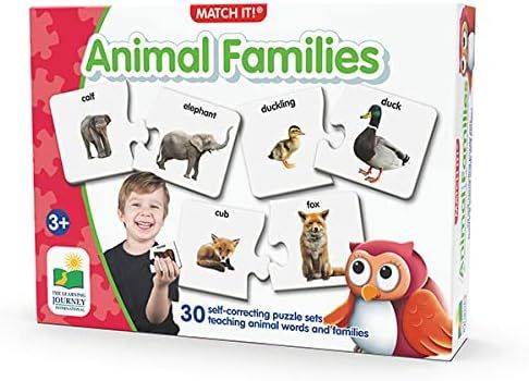 The Learning Journey: Match It! - Animal Families - Learning Animals, Animal Matching Game, Anima... | Amazon (US)