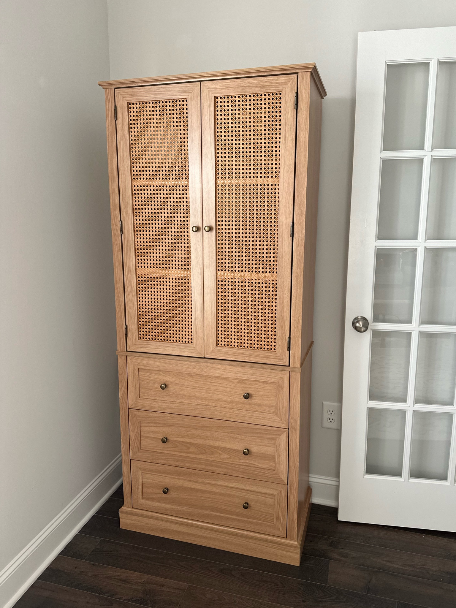 A classic cabinet for the kitchen or office if you are needing extra storage space. Love the look of this walnut cabinet  

#LTKGiftGuide #LTKHome