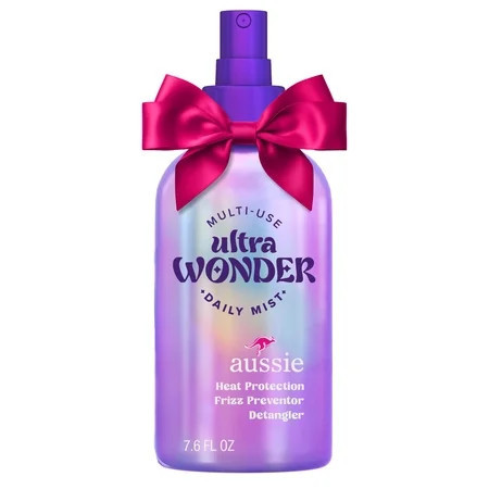 Aussie Ultra Wonder Daily Mist Lightweight Multi-Use Detangler silicone-free for All Hair Types and Curls 7.6 oz | Walmart (US)