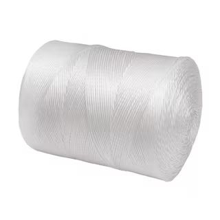 3/32 in. x 6500 ft. Polypropylene Twisted Utility Tying Twine, White | The Home Depot