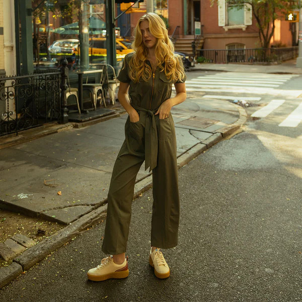 City Jumpsuit, Olive | Albion Fit
