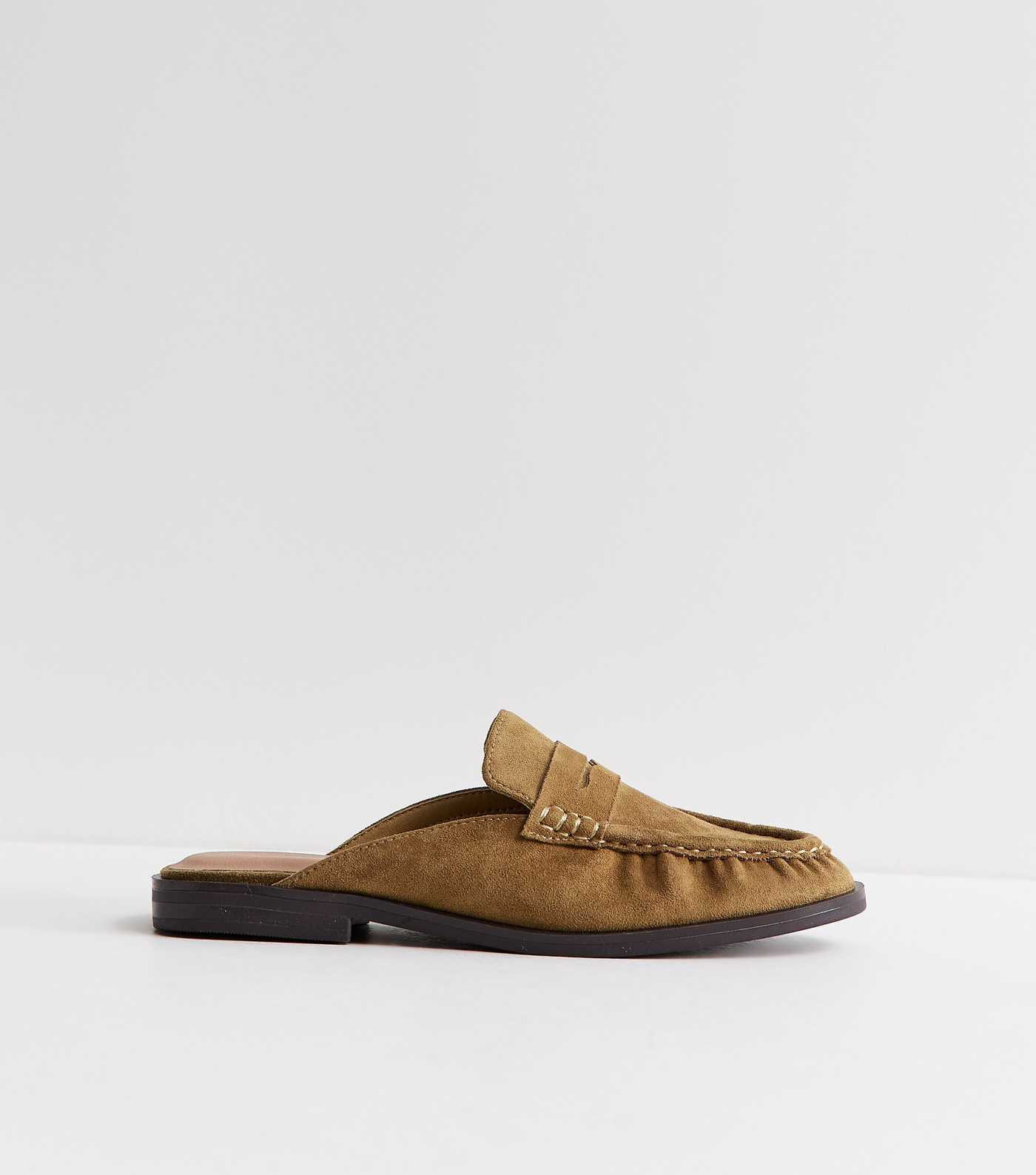 Camel Faux Suede Open Back Mule Loafers | New Look | New Look (UK)