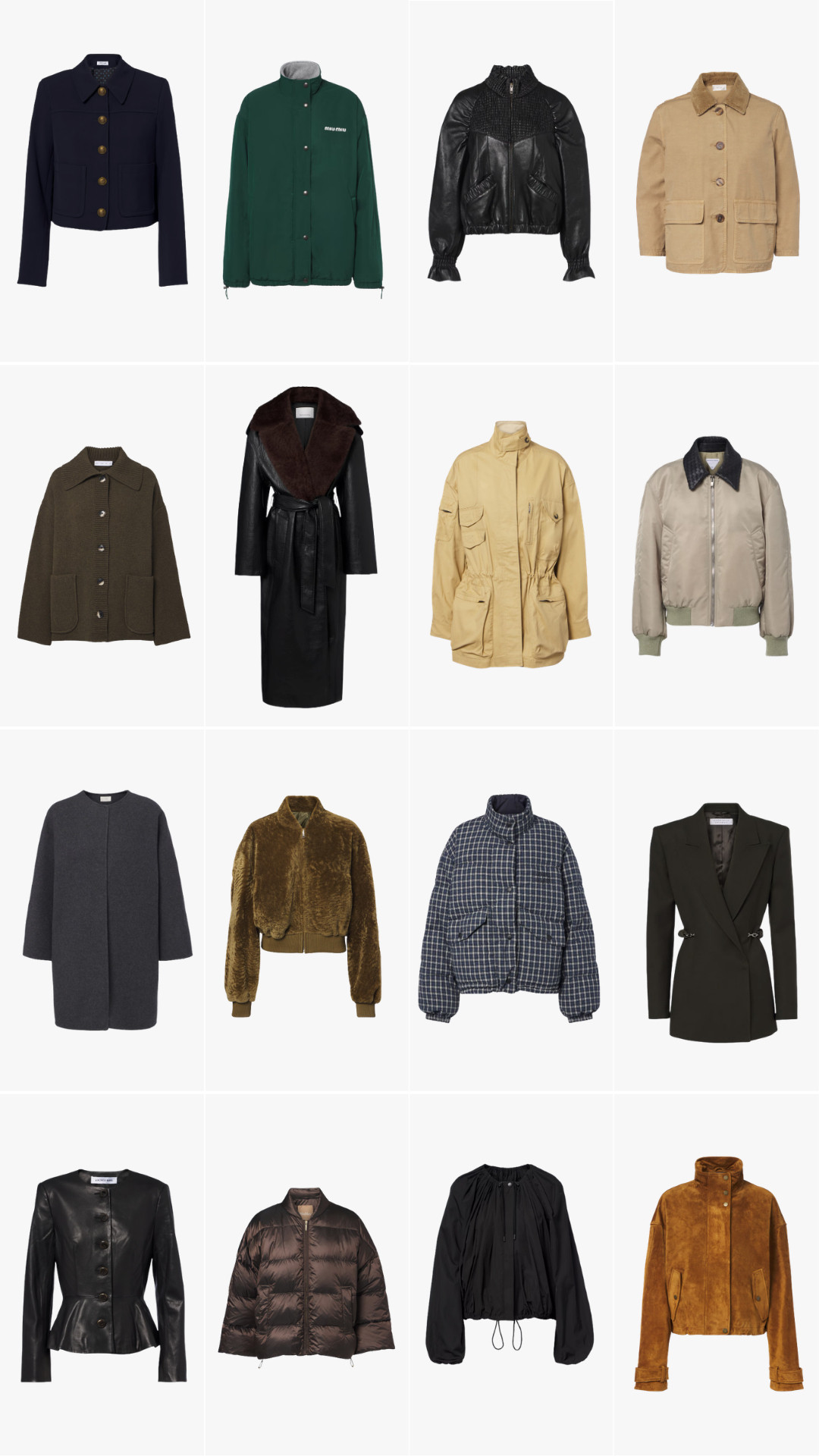 Fall jackets 

 