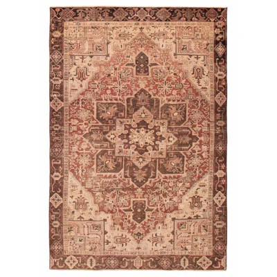 Hudis One-of-a-Kind 7'8" X 11'4" 1990s Wool Area Rug Red | Wayfair North America