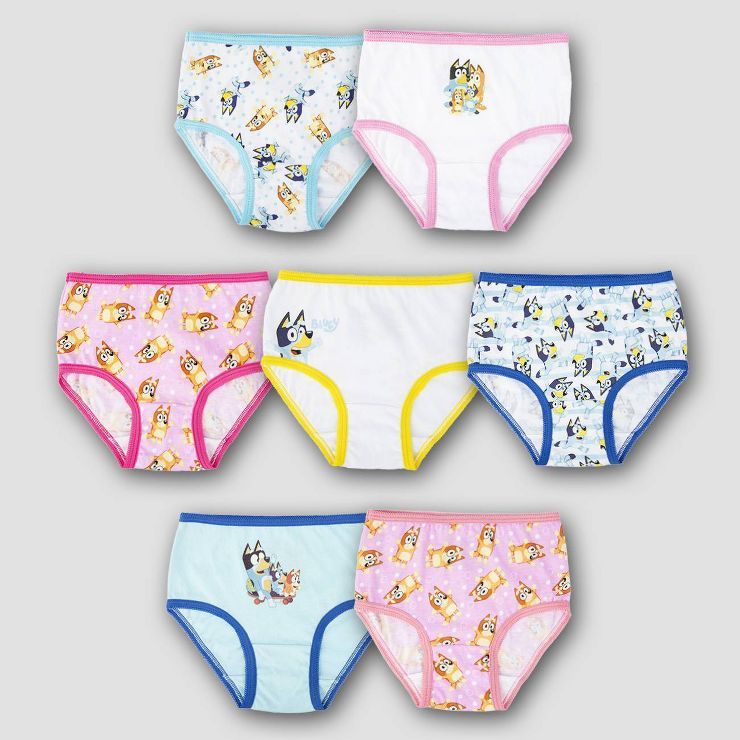 Toddler Girls' 7pk Bluey Classic Briefs - Colors May Vary | Target