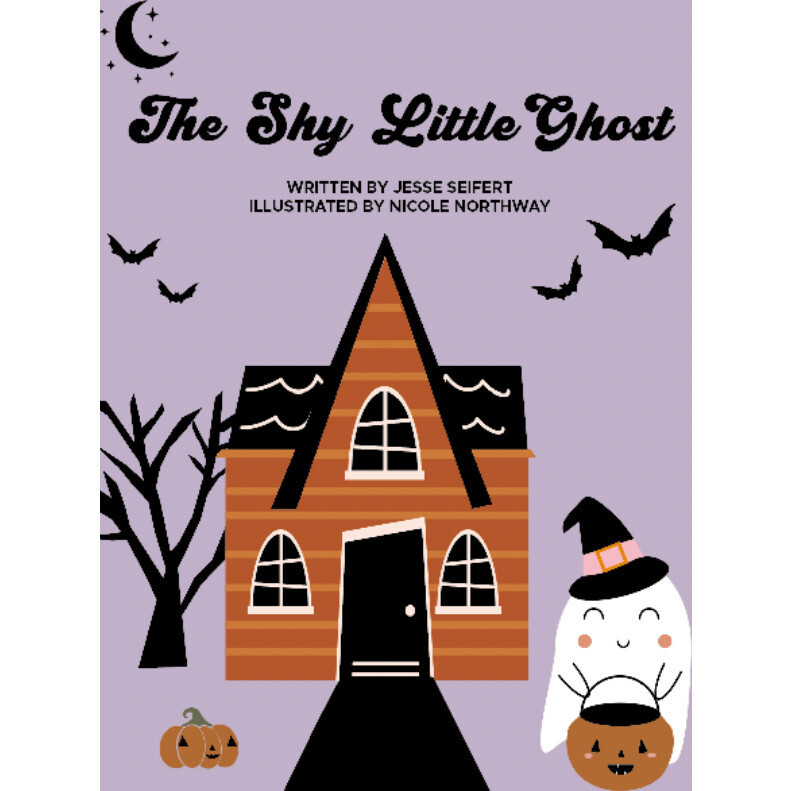 Lucy's Room Shy Little Ghost Halloween Board Book | Maisonette