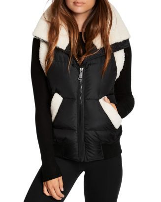 Billie Sherpa Trim Puffer Vest | Bloomingdale's (US)