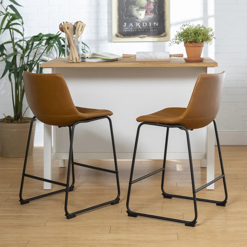 Mary-Kate Counter & Bar Stool (Set of 2) | Wayfair North America