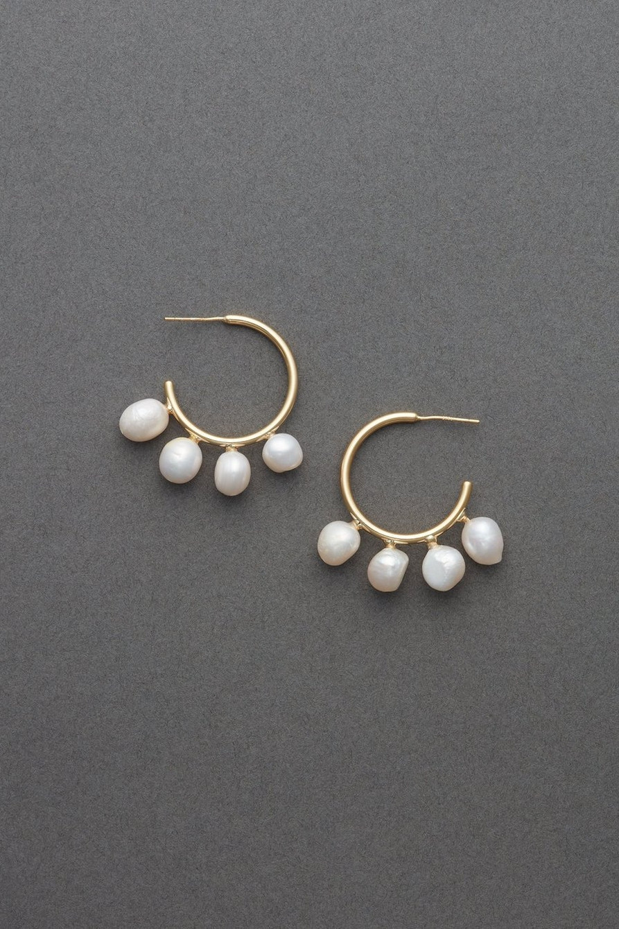 PEARL HOOP EARRINGS | Lucky Brand