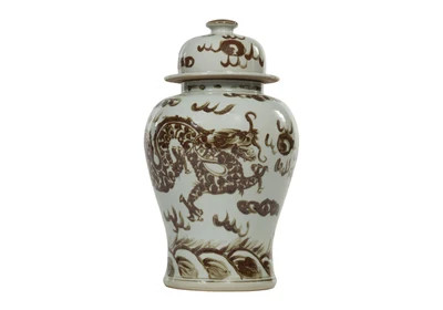 IMPERIAL DRAGON TEMPLE JAR | Alice Lane Home Collection