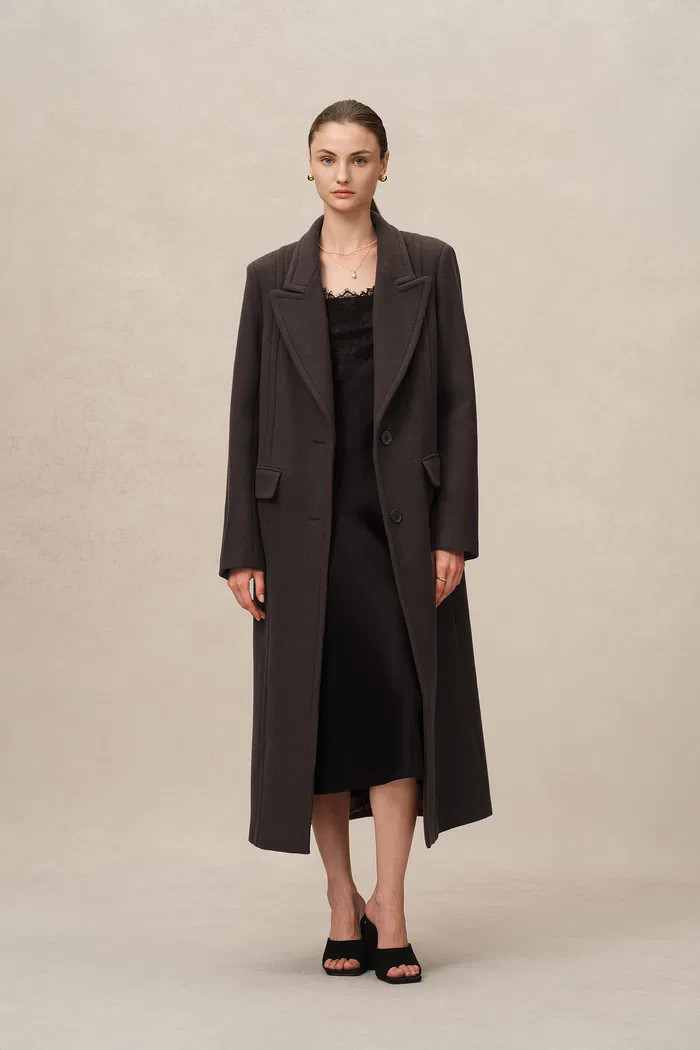 Sylvia Tailored Coat in Cashmere Single-Face Cloth | Fabrique