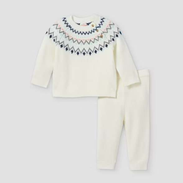 Toddler Fair Isle Pullover Sweater & Bottom Set - Cat & Jack™ | Target
