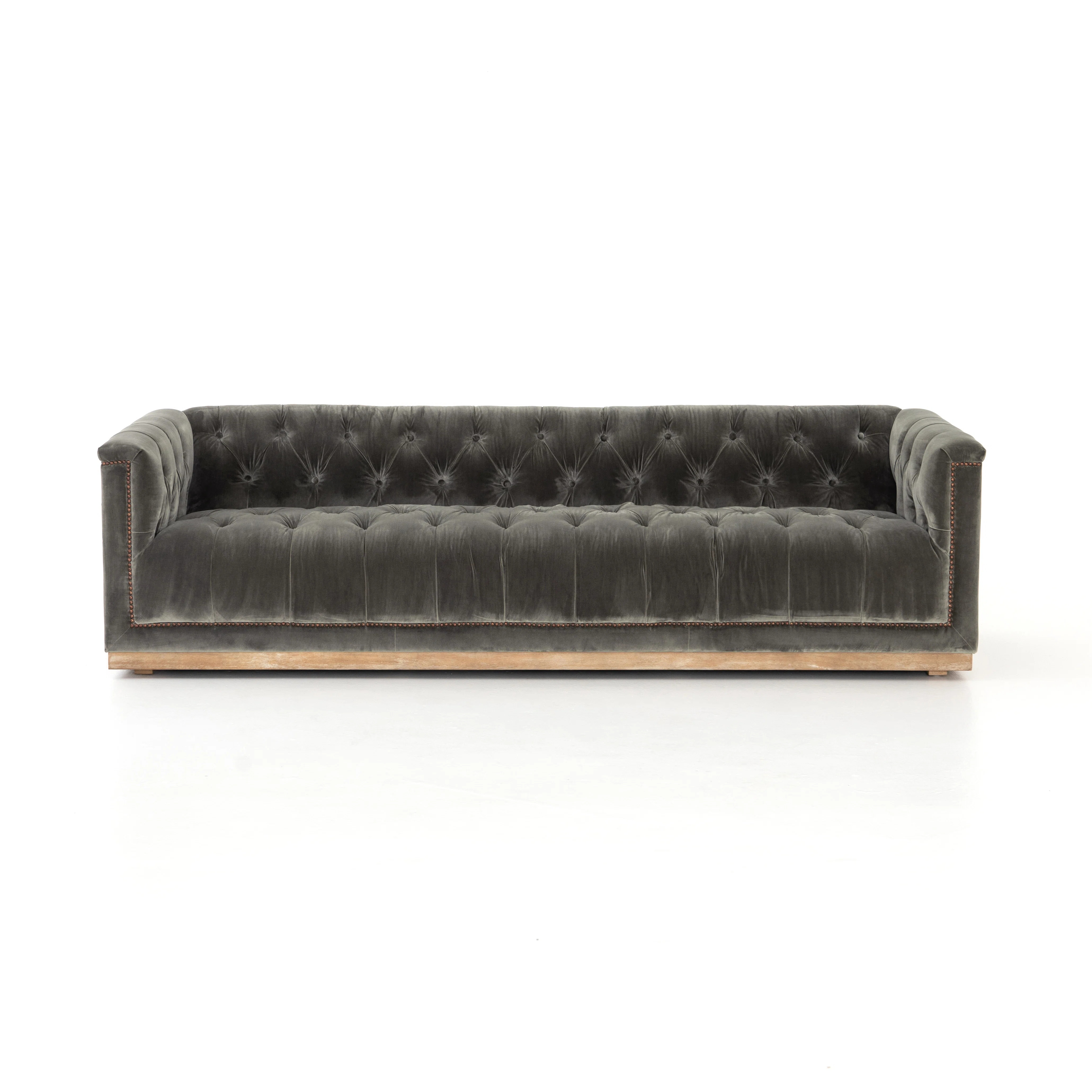 Byer 95'' Velvet Sofa | Wayfair North America