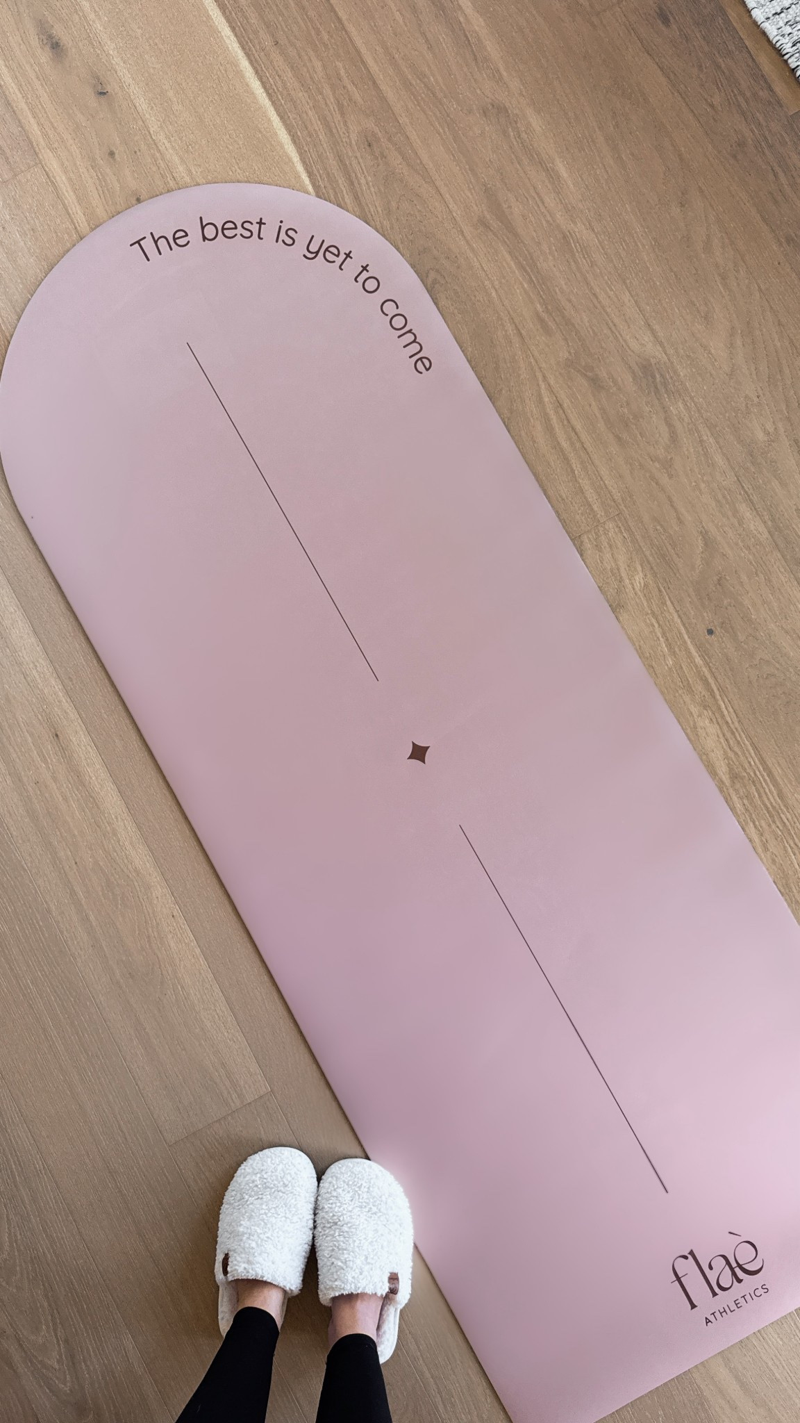 New year, new yoga mat! This arch-shaped yoga mat is so cute! I love the positive saying at the top! Perfect for yoga, pilates, and home workouts. #yogavibes #workoutready

Amazon home, amazon finds, workout, new year, goals

#LTKWorkwear