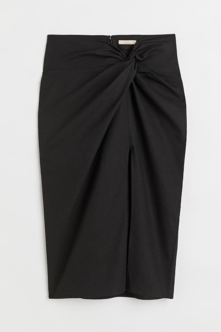 Knot-detail skirt | H&M (US)