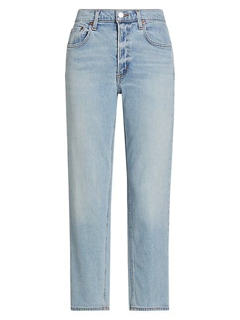 Kye Cropped Straight-Leg Jeans | Saks Fifth Avenue