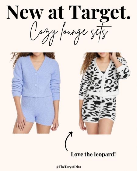 These new, cozy feather yarn lounge sets from Target are perfect for lounging at home! 😍 They come in 2 colors and the cardigans + shorts are sold separately. I love the leopard set! 


#Target #TargetStyle #TargetFinds #TargetTrends #cardigan #shorts #loungewear #loungeset #pajamas #pjs #cozyoutfit #coldweather #sweatshirt #leopard #leopardcardigan #cozy #winterstyle #winteroutfit #giftsforher #giftsforteengirls #giftidea #christmas #holidays #christmasgift #holidaygift #giftguide #NYE

#LTKGiftGuide #LTKunder50 #LTKHoliday