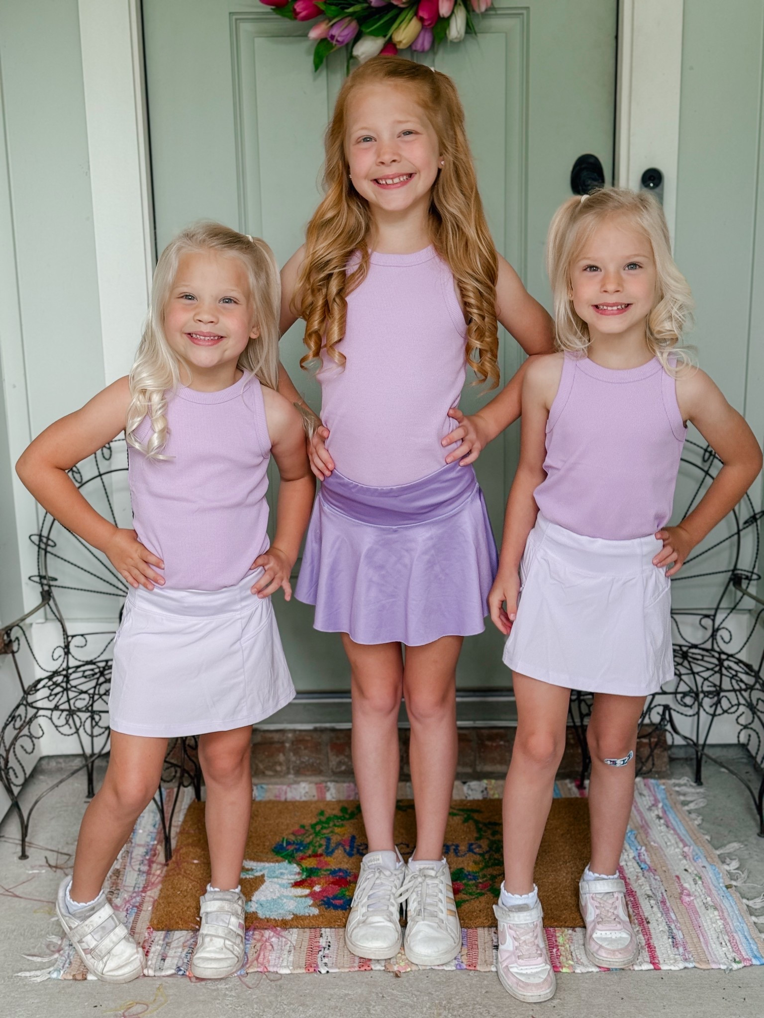 Mondays aren’t so bad when you have a new outfit to wear! Target athletic skirt in purple with the Target Cat & Jack ribbed tank top! Paired with the Adidas Grand Court and Nike Court Borough. Happy Monday, yall! 

#LTKKids #LTKActive #LTKFindsUnder50
