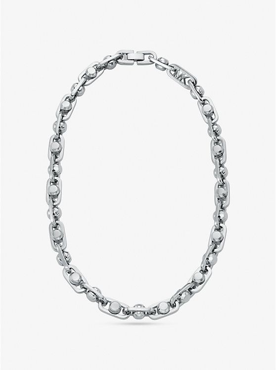 Astor Large Precious Metal-Plated Brass Link Necklace | Michael Kors | Michael Kors US