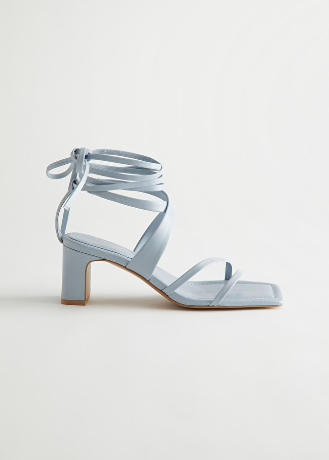 Block Heel Strappy Leather Sandals | & Other Stories (EU + UK)