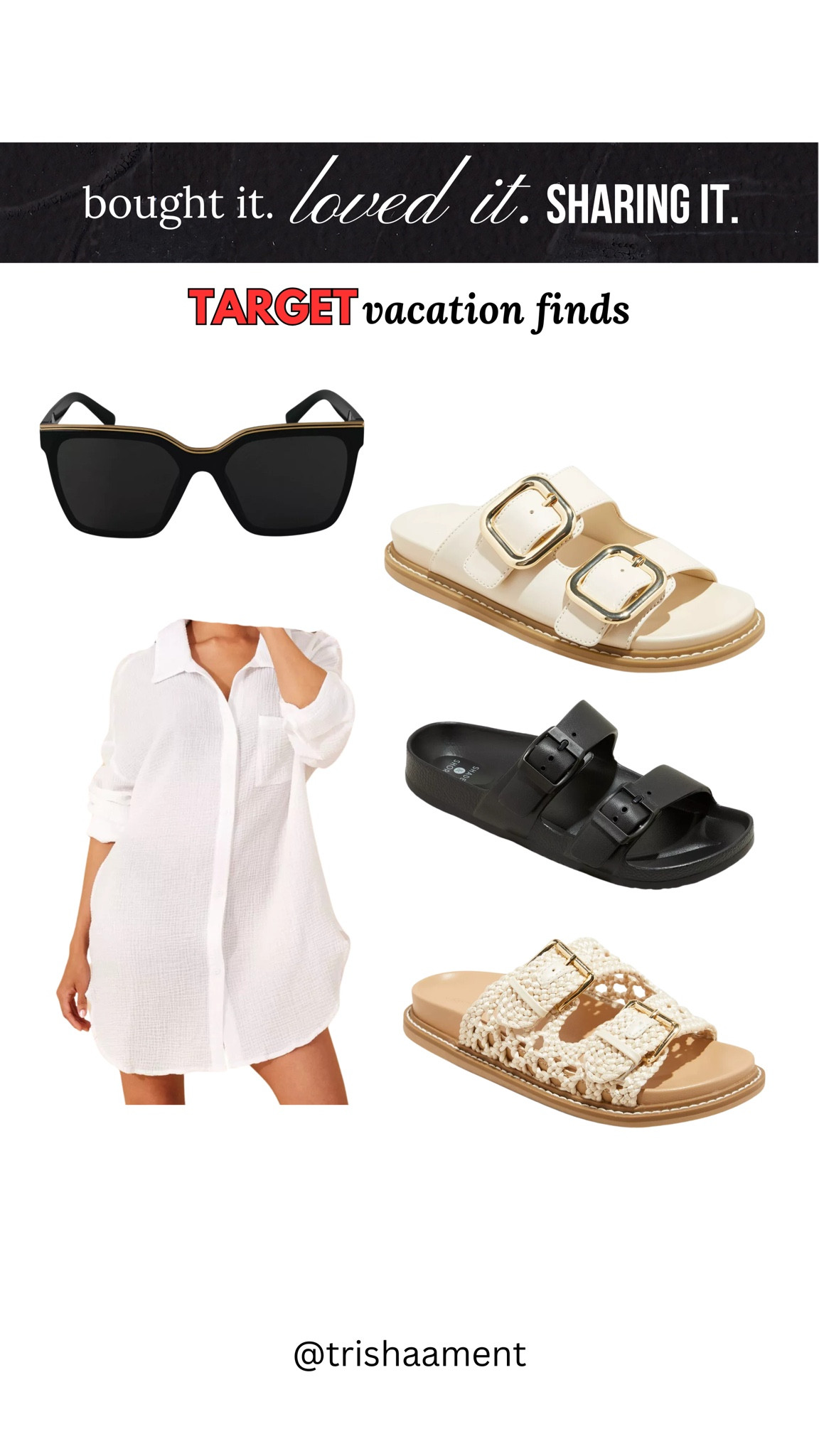 My recent order from Target for our vacation to Mexico next week! These sunnies are only $15 and they are 🔥😎

#target #vacationmode #tropicalvacation  

#LTKTravel #LTKMidsize #LTKFindsUnder50