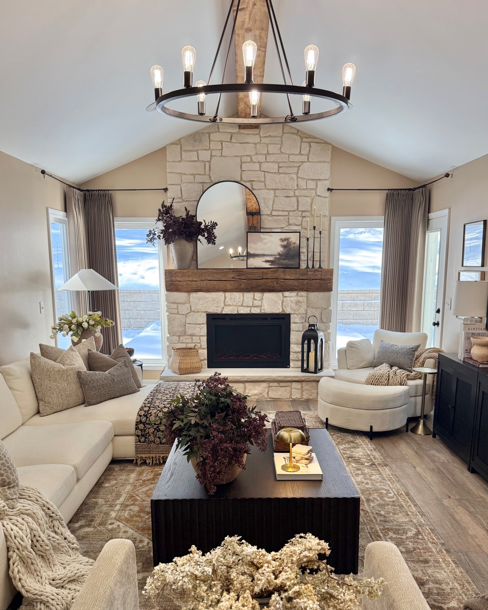 Cozy, Neutral Living Room Views

Follow @farmtotablecreations on Instagram for more home finds, styling tips, and sale alerts 🤍

Soft textures, warm neutrals, and layered pieces make this space feel instantly inviting. The light sectional paired with cozy pillows, a plush rug, and a substantial coffee table creates the perfect everyday living room — comfortable, calm, and elevated at the same time. The stone fireplace anchors the space while the curved chair adds a soft designer touch. Everything linked is perfect for creating a cozy, high-end look without the high-end price.

#sectional #livingroomrug #pillows #coffeetable #livingroomfurniture #accentchair #neutraldecor #amazonhome

#LTKHome #LTKSaleAlert