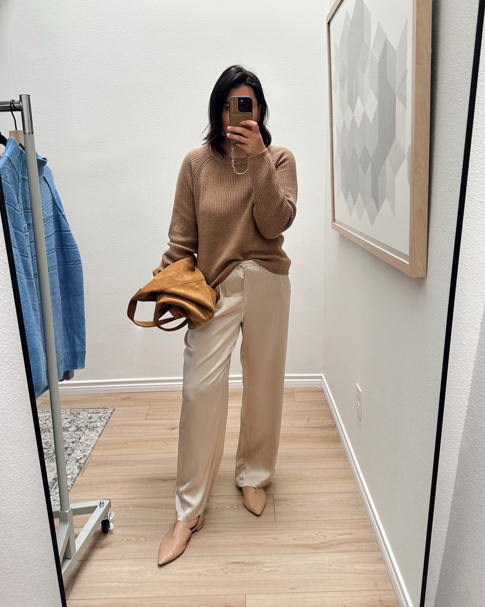 How Thanksgiving started vs. how it ended.

All from Quince! I’m in the medium of the sweater and large in everything else. 