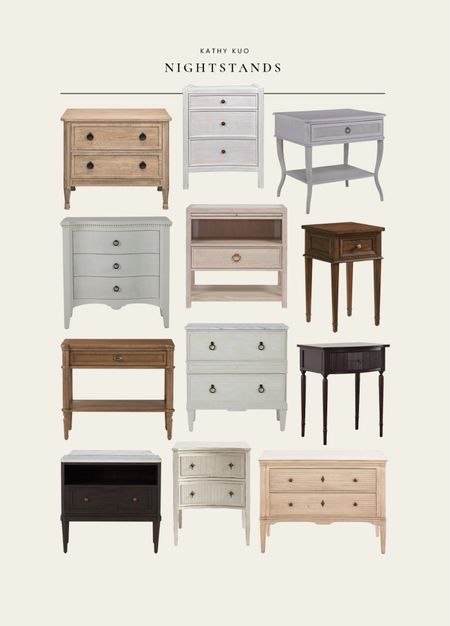 My nightstand picks from Kathy Kuo home! If you’re looking for unique, high quality bedroom storage… 

#LTKhome