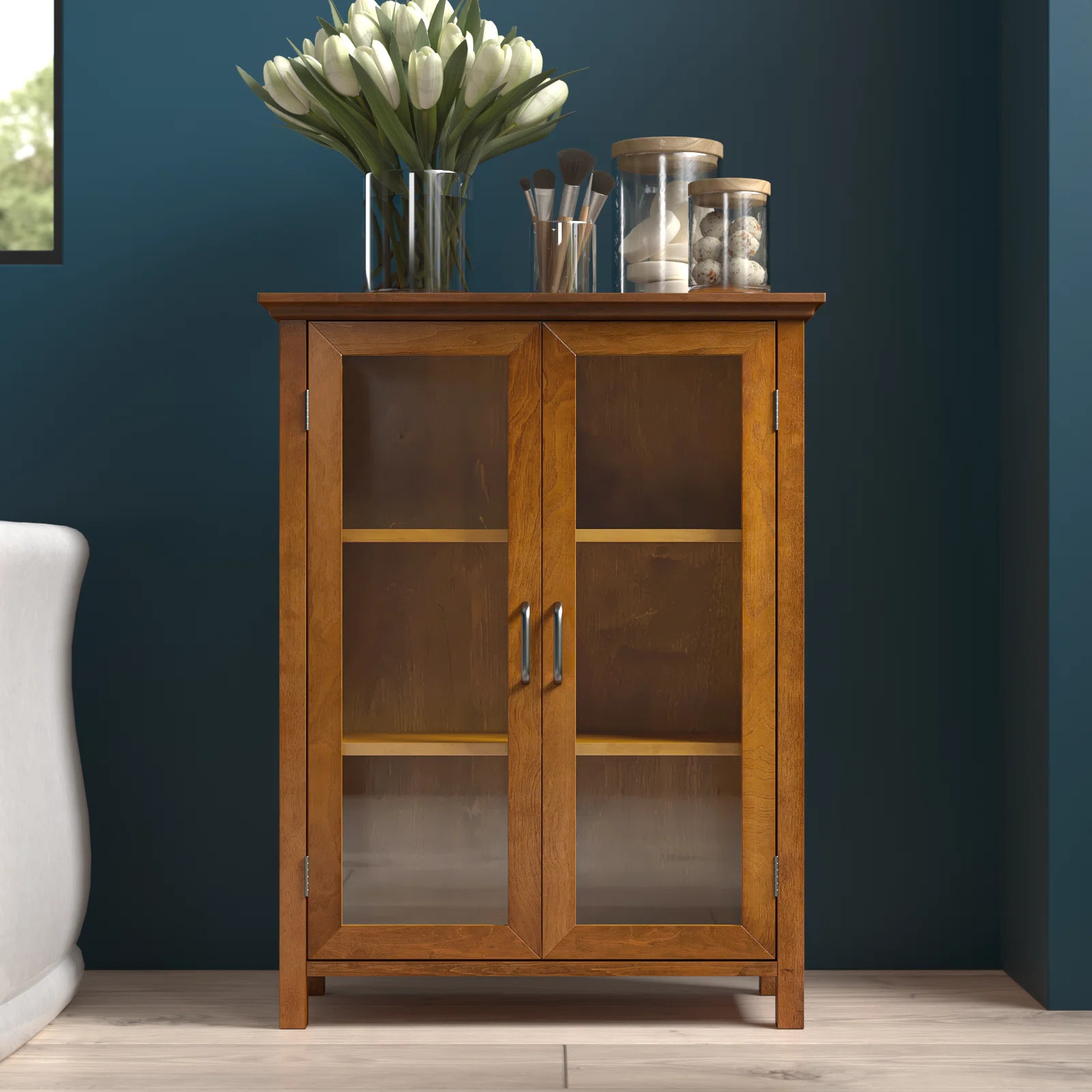 Yarissa Freestanding 2-Door Accent Storage Cabinet | Wayfair North America