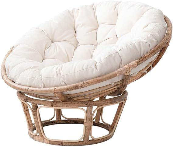 Zairmb Overstuffed Rattan Papasan Chair Cushion Soft Quilting Hanging Egg Chair Pads Cotton Swing... | Amazon (US)