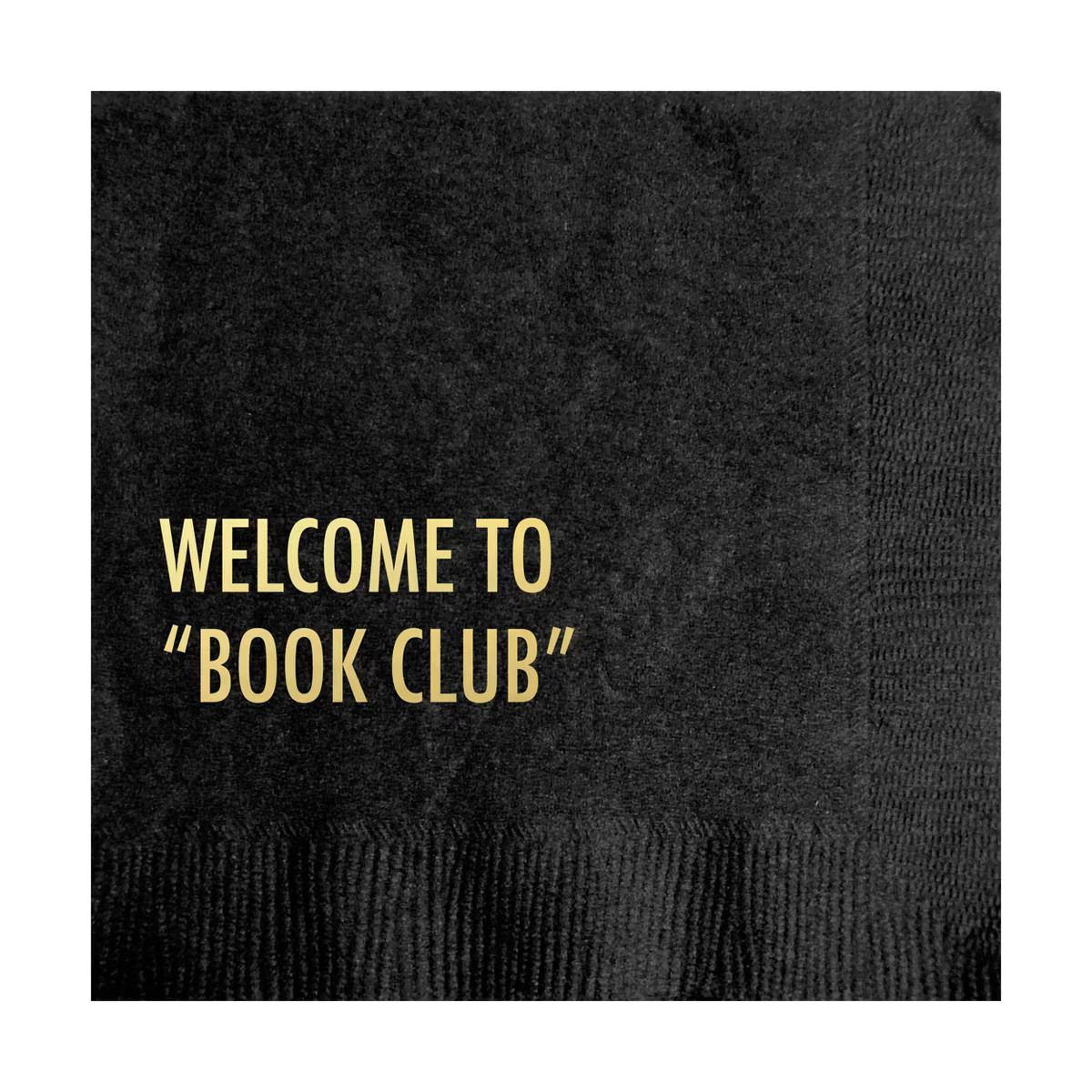 Pretty Alright Goods 20ct 'Welcome to Book Club' Cocktail Napkins | Target