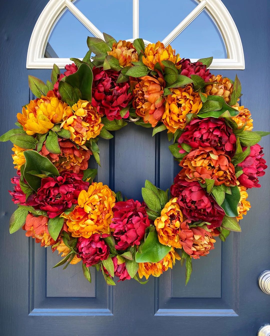 Fall Wreath, Best Seller, Farmhouse, Wreath,Boxwood, Peony, Lambs Ear Wreath, Fall Wreath, All Se... | Etsy (US)