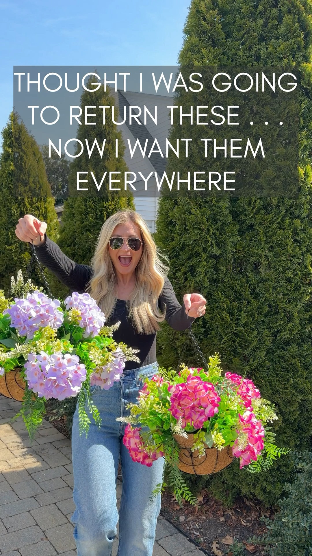 These faux hanging baskets are too good 😍

#LTKHome #LTKSeasonal