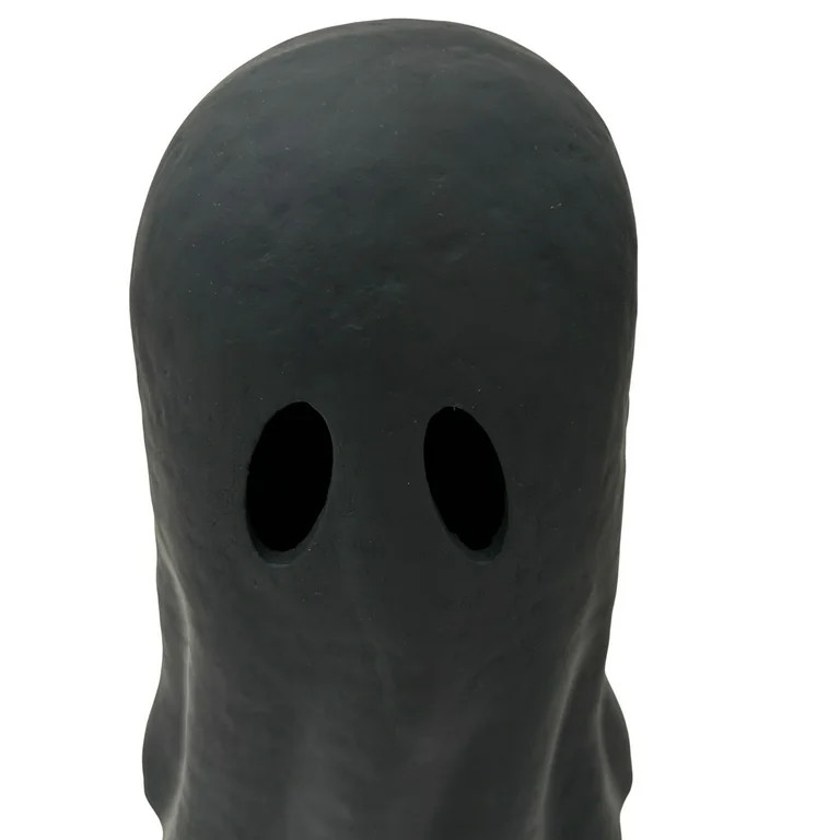 Paper Mache Ghost Tabletop Decoration, Black, 11", Halloween by Way To Celebrate | Walmart (US)
