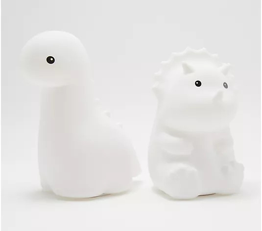 Globe Electric Set of 2 Giggle Dinosaur Color Changing Lights - QVC.com | QVC